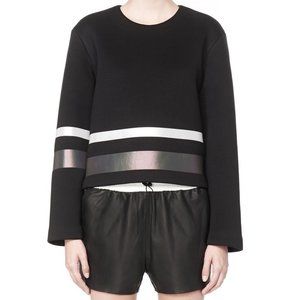 Alexander Wang Women's Black Scuba Sweatshirt